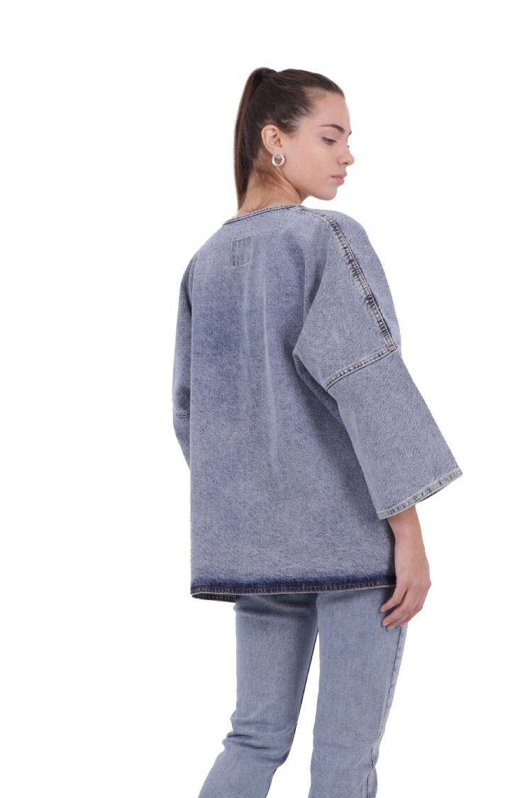 Denim Kimono - Light Blue