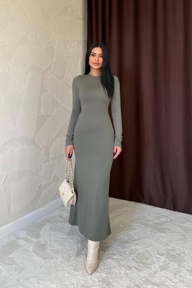 Bodycon Long Dress - Elisa - Globality Store - Women Clothes Wholesale Turkey
