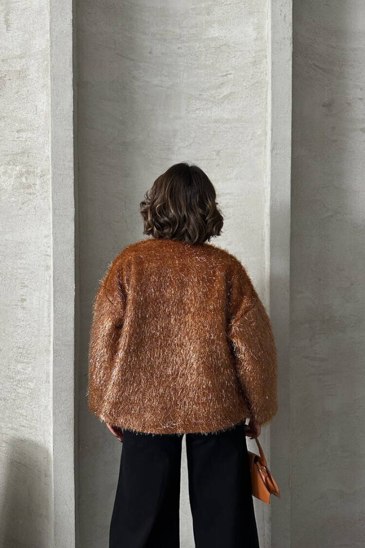 Glittery Fringed Cardigan