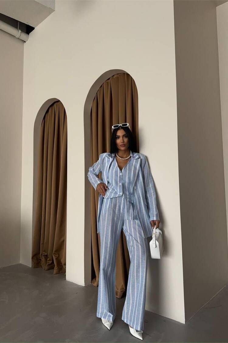 Striped Linen Jacket