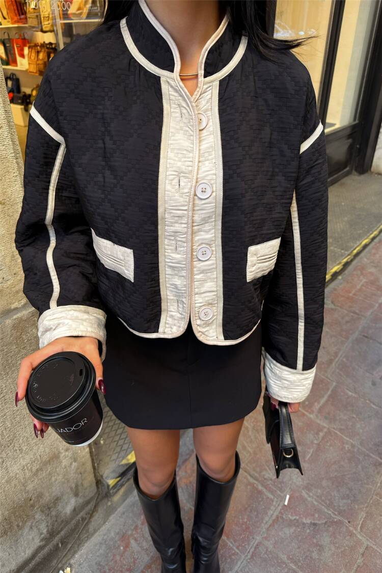 Lando Fabric Fiber Crop Jacket