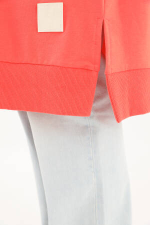 Basic Tunic - Pomegranate Flower - SOUL - Globality Store - Women Clothes Wholesale Turkey