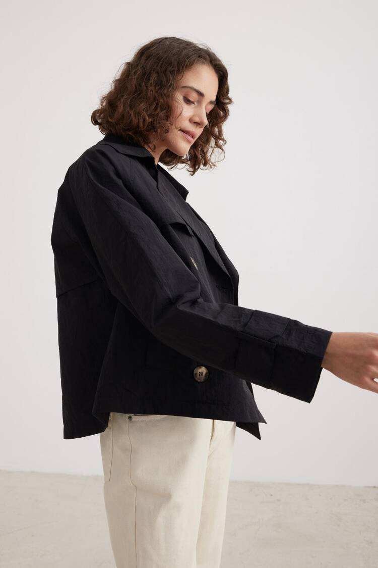Women's Short Trench Coat