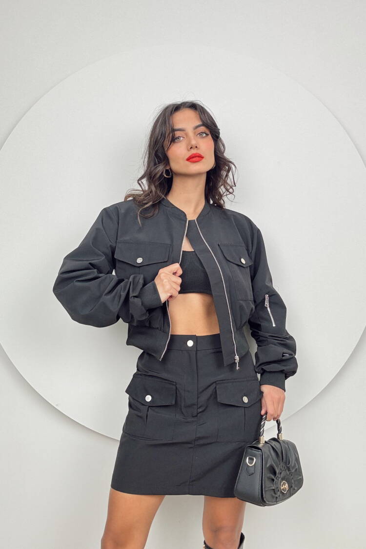 Bomber Set With Skirt