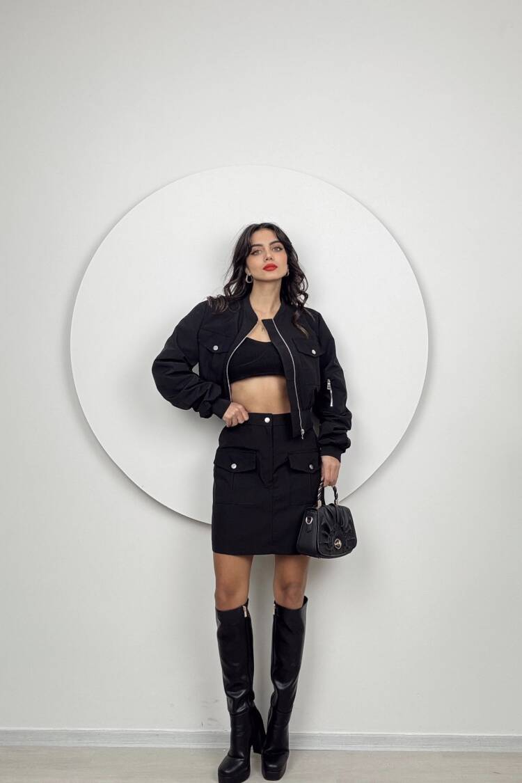 Bomber Set With Skirt