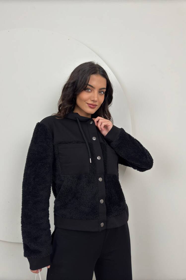 Plush Detailed Tracksuit Set