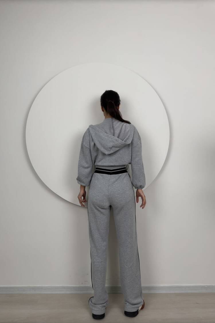 Knitwear Belt Detailed Tracksuit Set