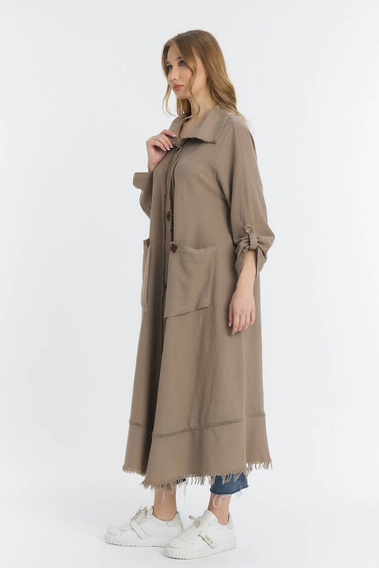 Wooden Button Dress