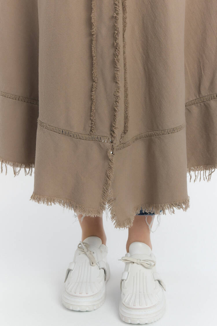Wooden Button Dress