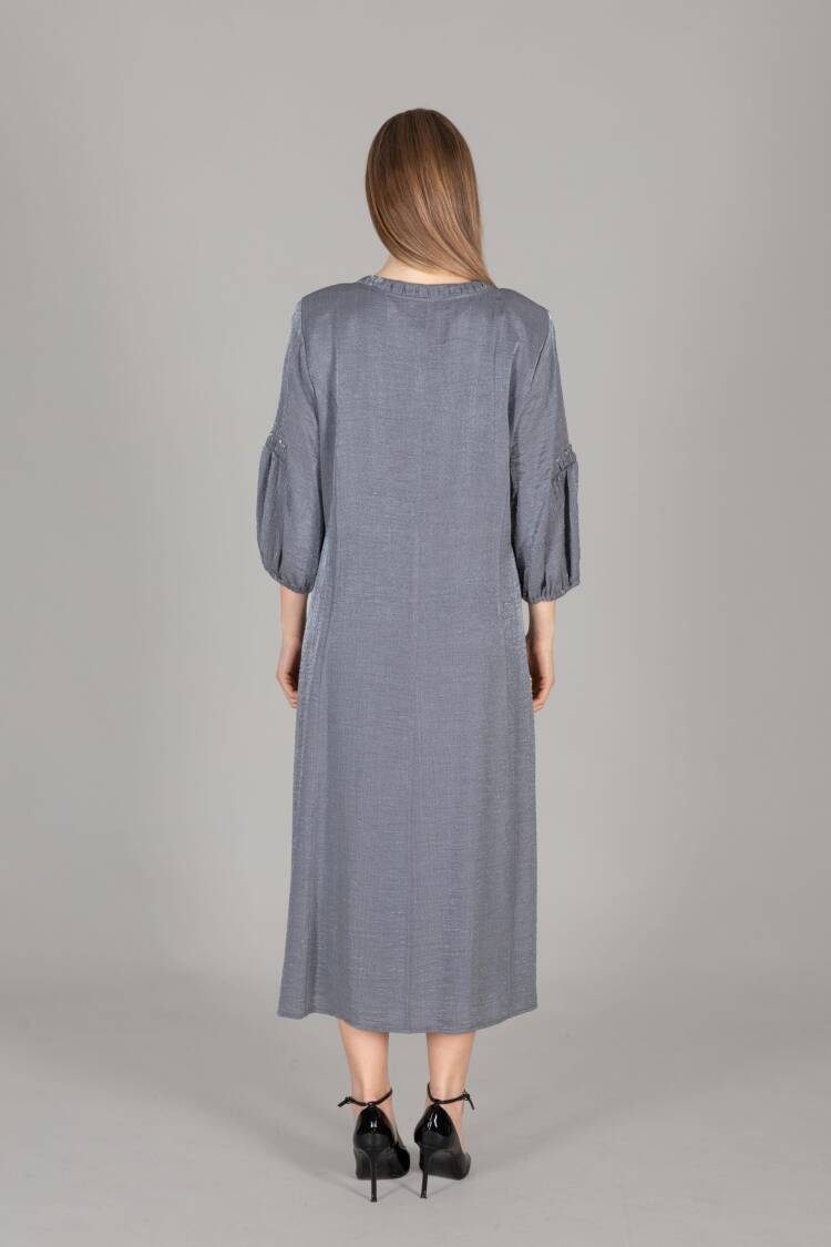 Round Neck Glitter Dress