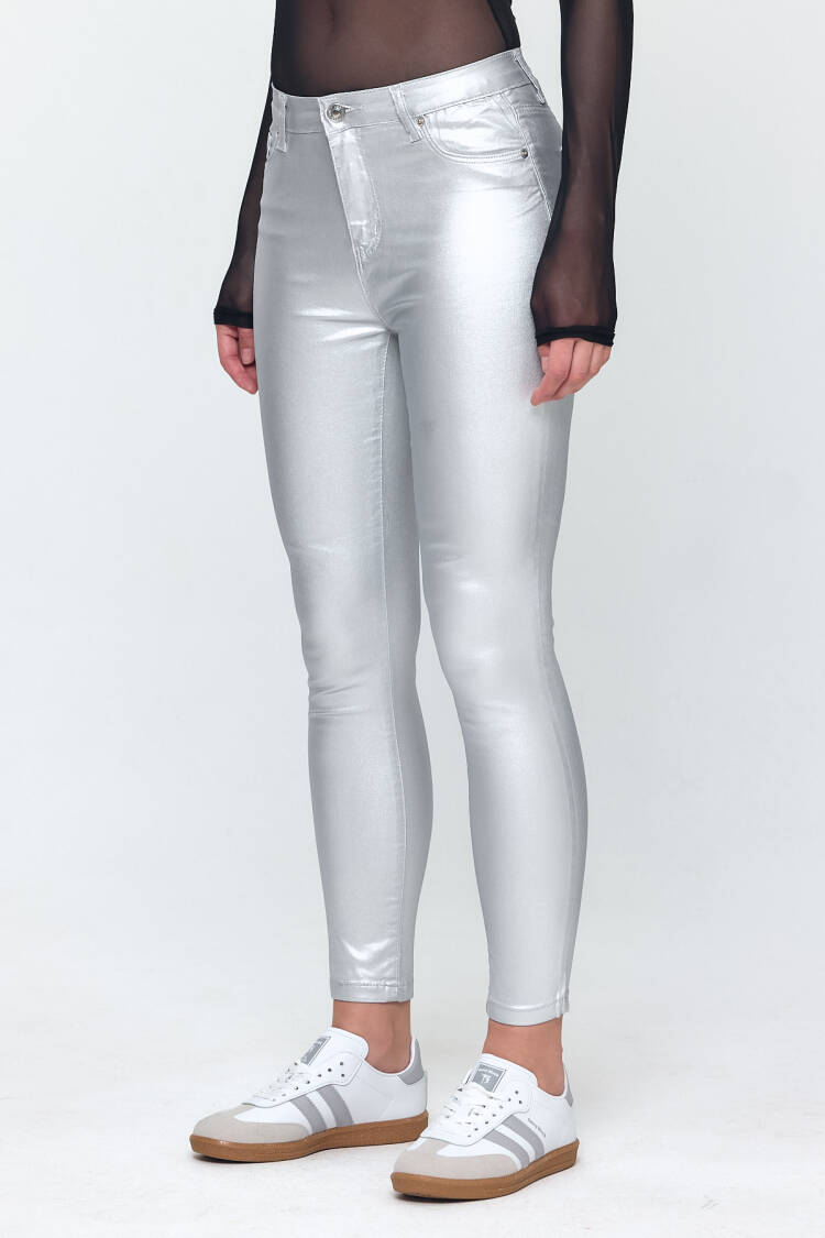 Nob Shiny High Waist Women Skinny Pants
