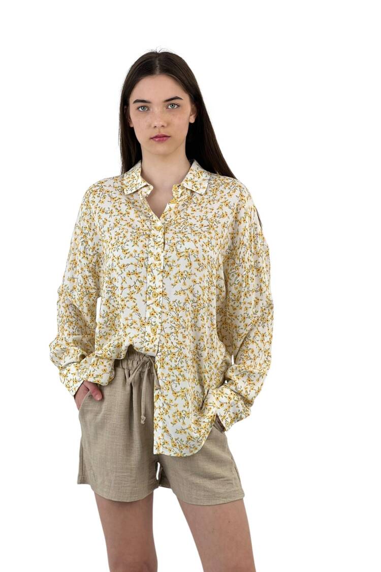 Breezy Floral Print Shirt