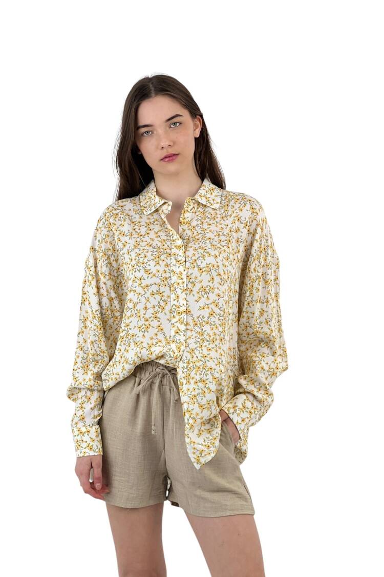 Breezy Floral Print Shirt