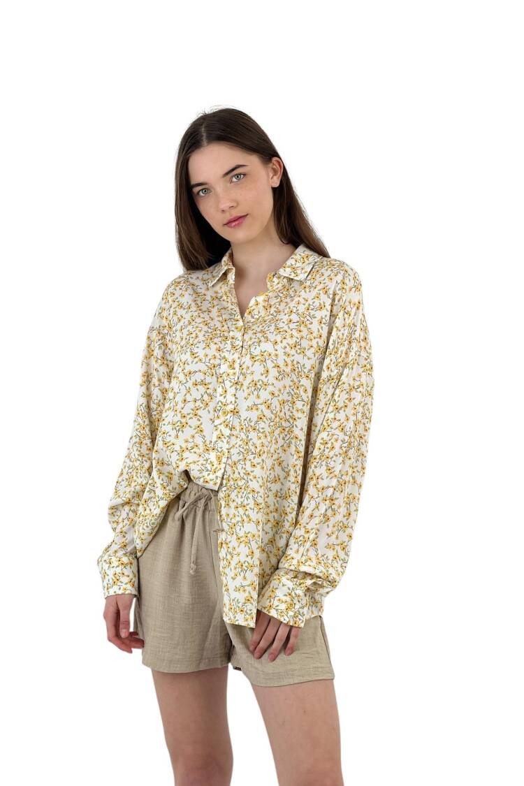 Breezy Floral Print Shirt