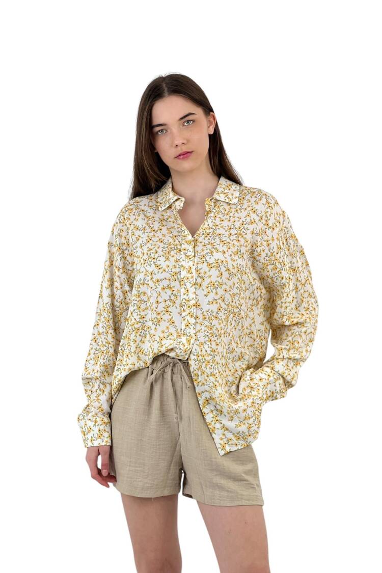 Breezy Floral Print Shirt