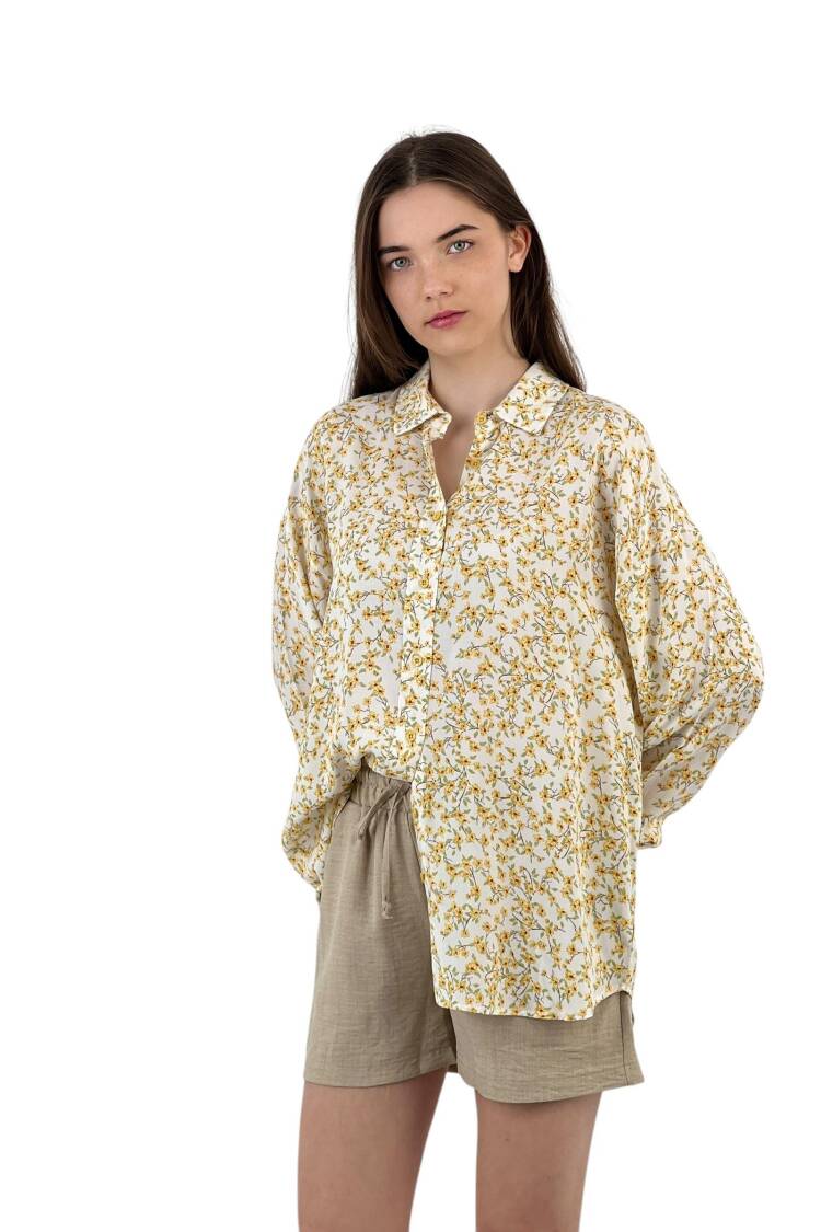 Breezy Floral Print Shirt