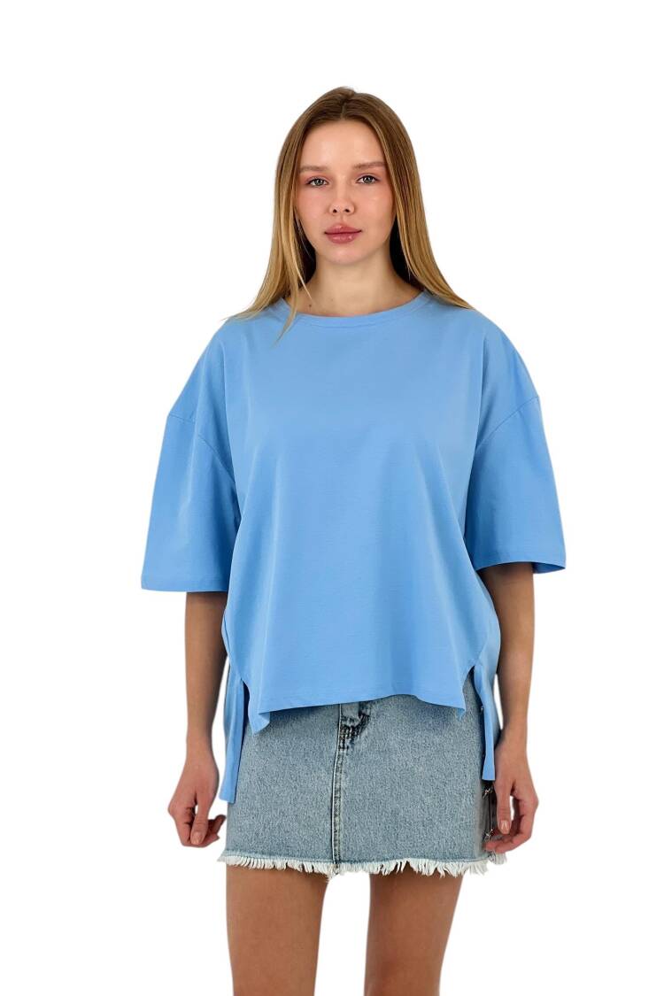 T-shirt Rpt02 - MISS POEM - Globality Store - Women Clothes Wholesale Turkey