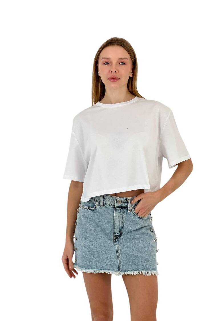 T-Shirts - MISS POEM - Globality Store - Women Clothes Wholesale Turkey