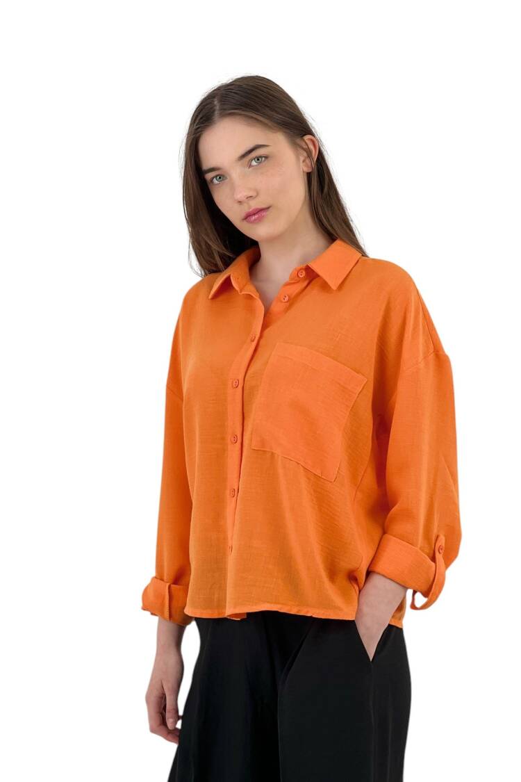 Oversize Linen Shirt
