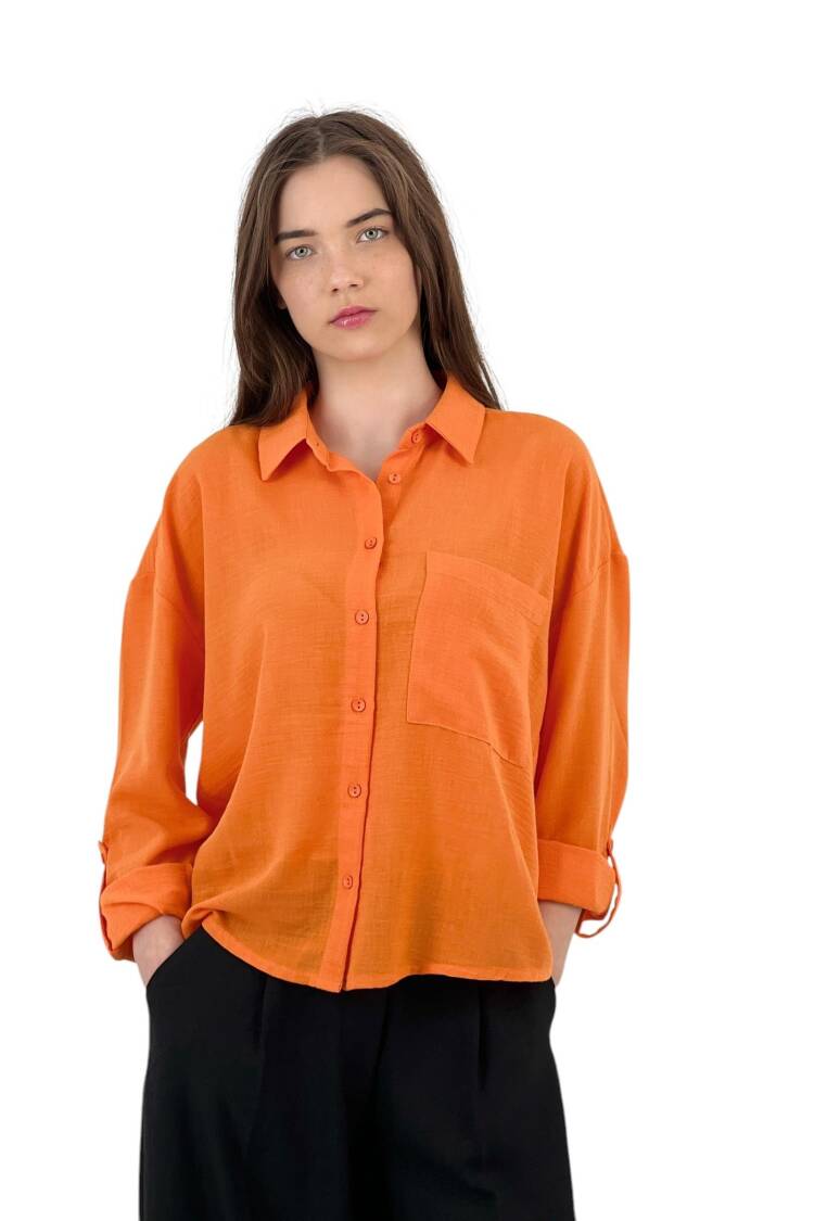 Oversize Linen Shirt