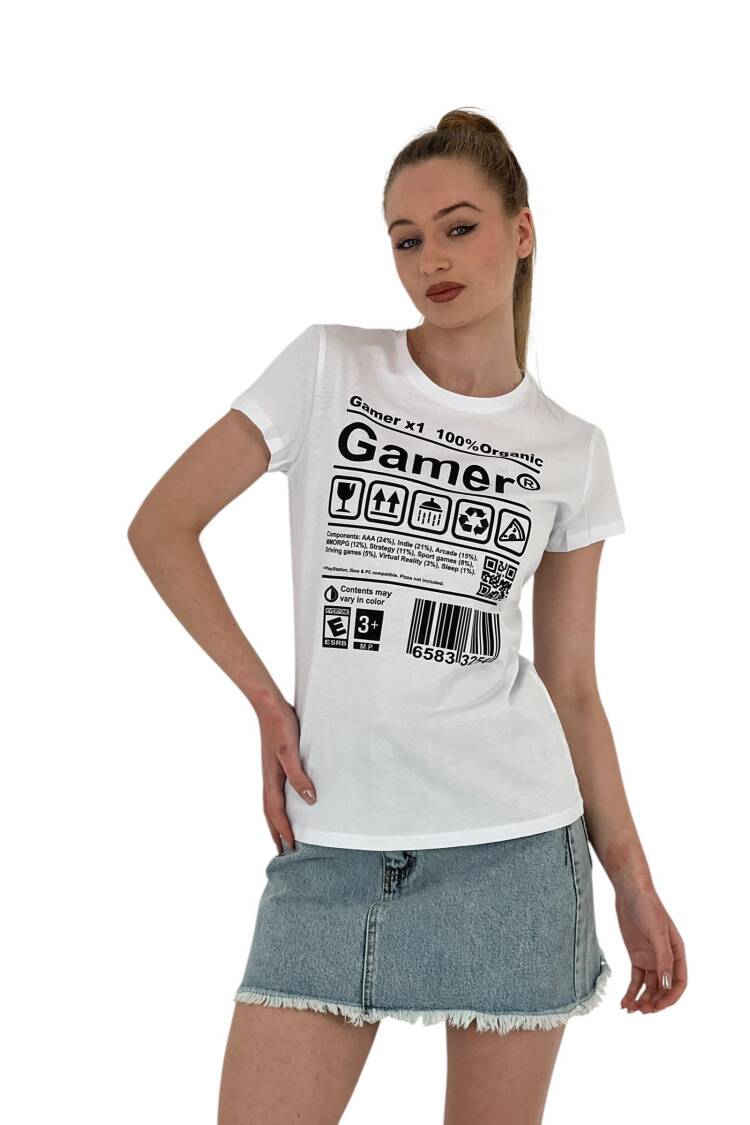 Gamer Printed Short Sleeve SummerT-Shirt
