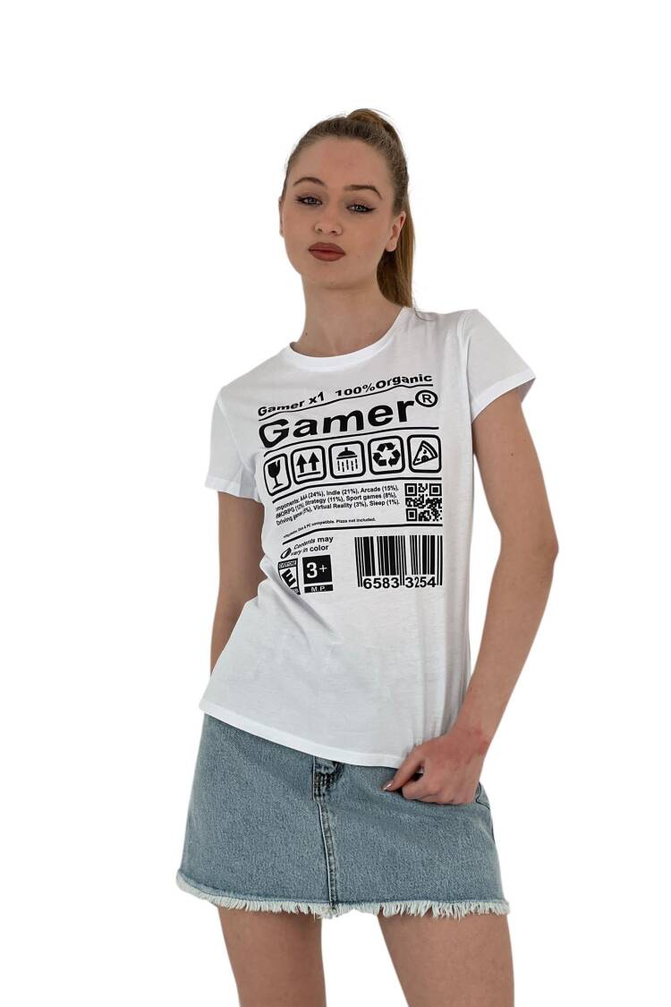 Gamer Printed Short Sleeve SummerT-Shirt