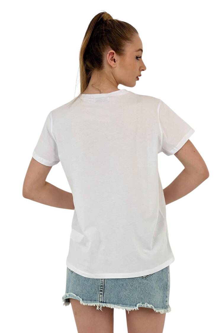 Illustration Printed T-shirt — Black &
