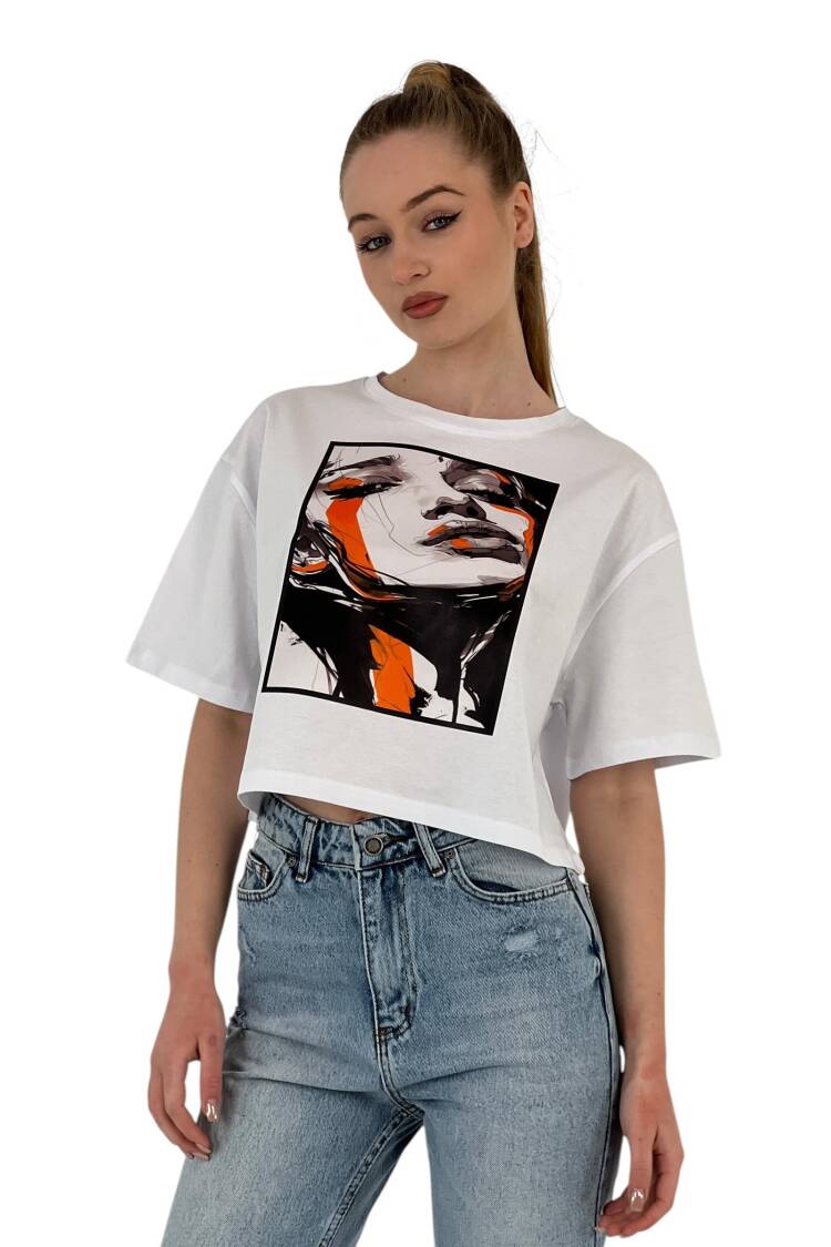 Art Printed Women's T-Shirt
