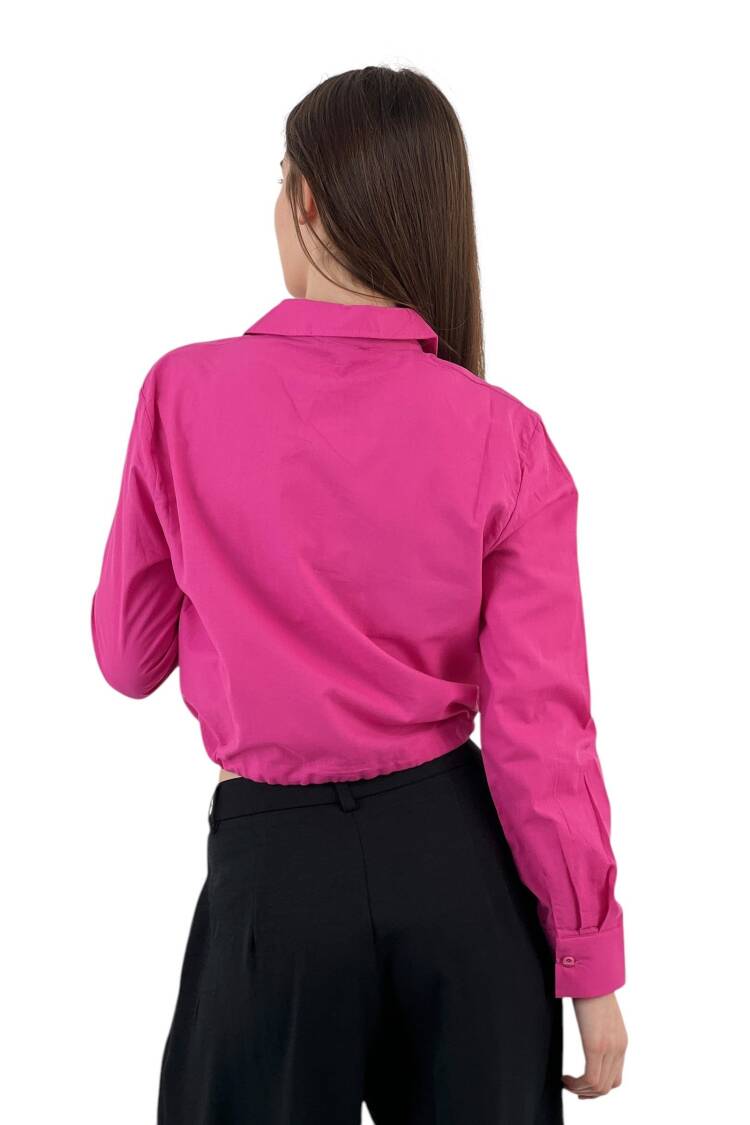 Ruffle Detailed Lace-up Shirt - Four Color Options