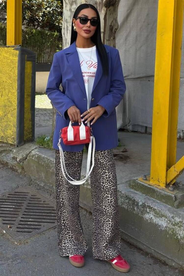 Gold Buttoned Blazer Jacket