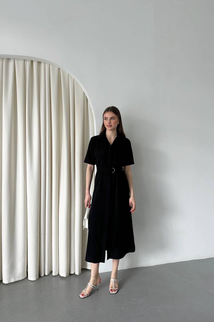 Belted Filam Dress