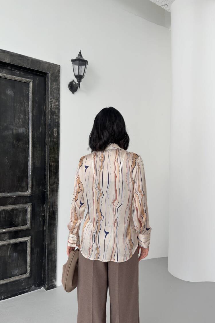 Tree Trunk Pattern Shirt