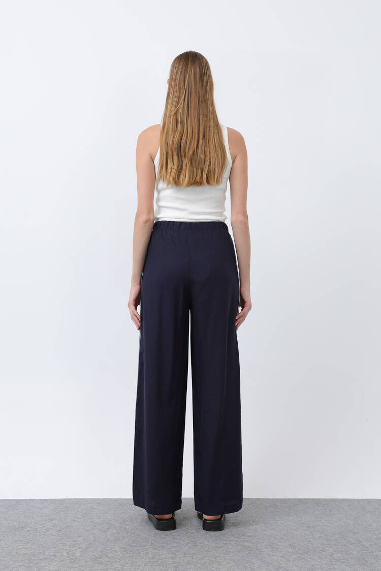 Women's Sides Grosgrain Elastic Waist Pants