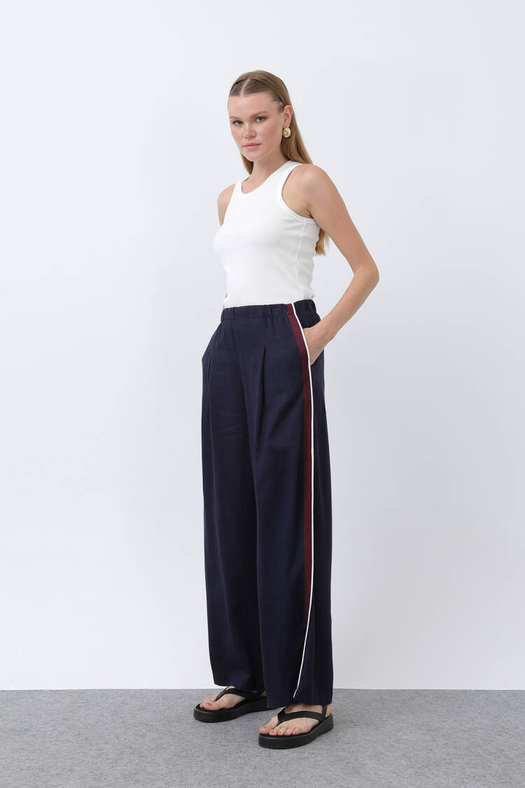Women's Sides Grosgrain Elastic Waist Pants - Brand: SOUL - Women's Clothing Wholesale - Globality Store