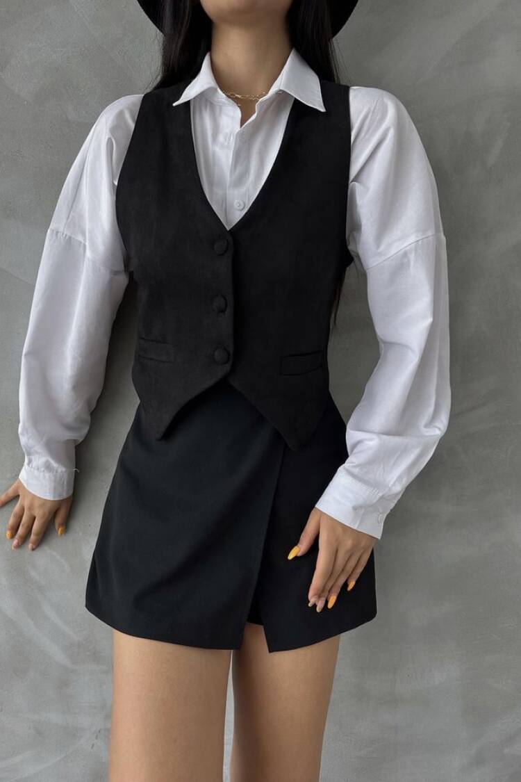 Suede Vest