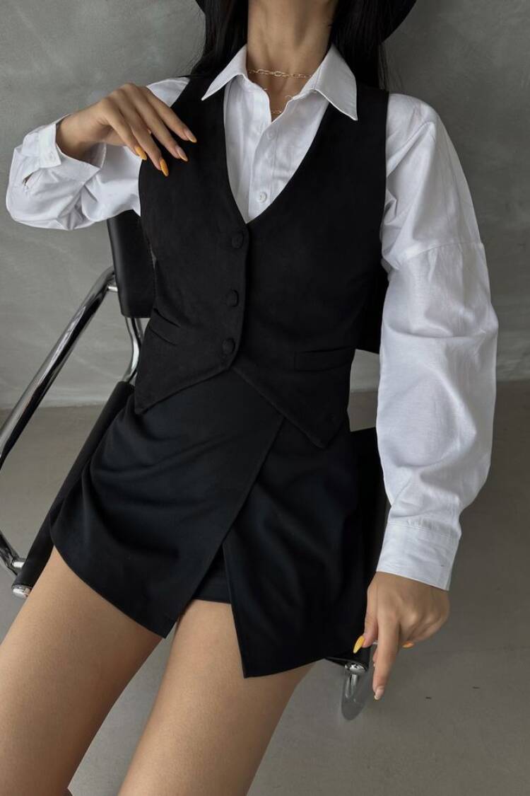 Suede Vest