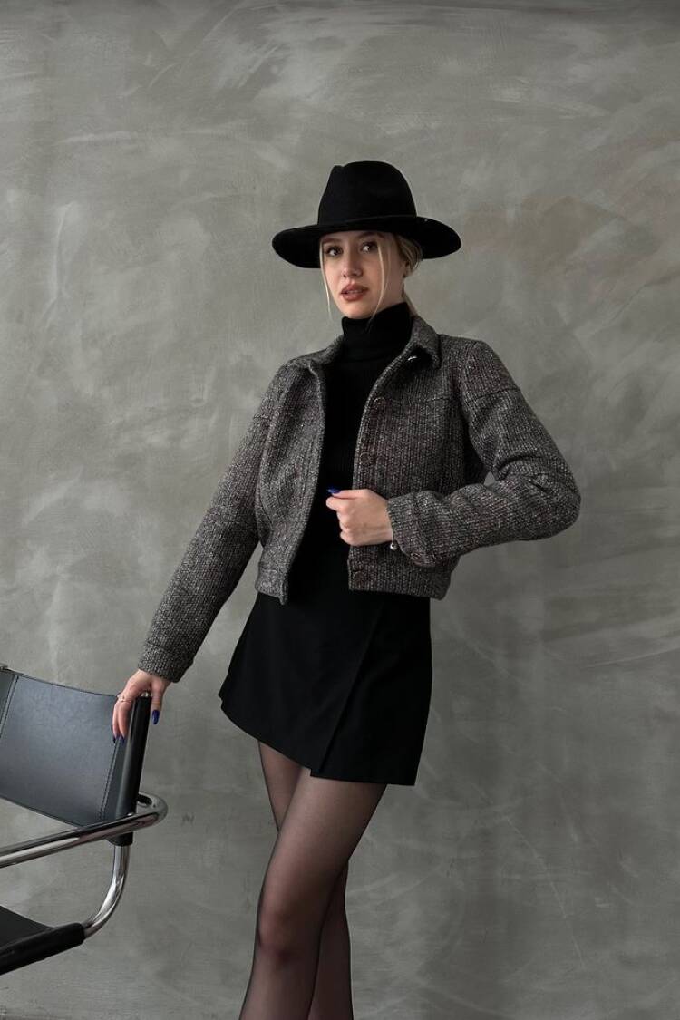 Buttoned Bowl Coat