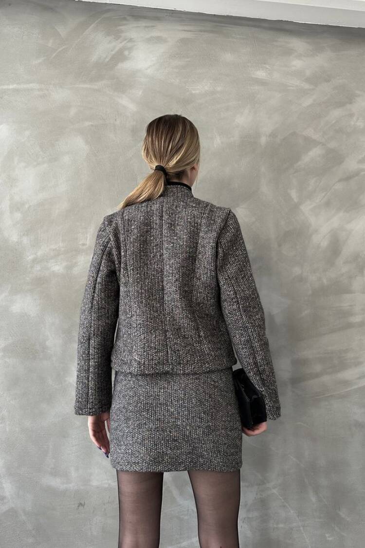 Zippered Bowl Coat