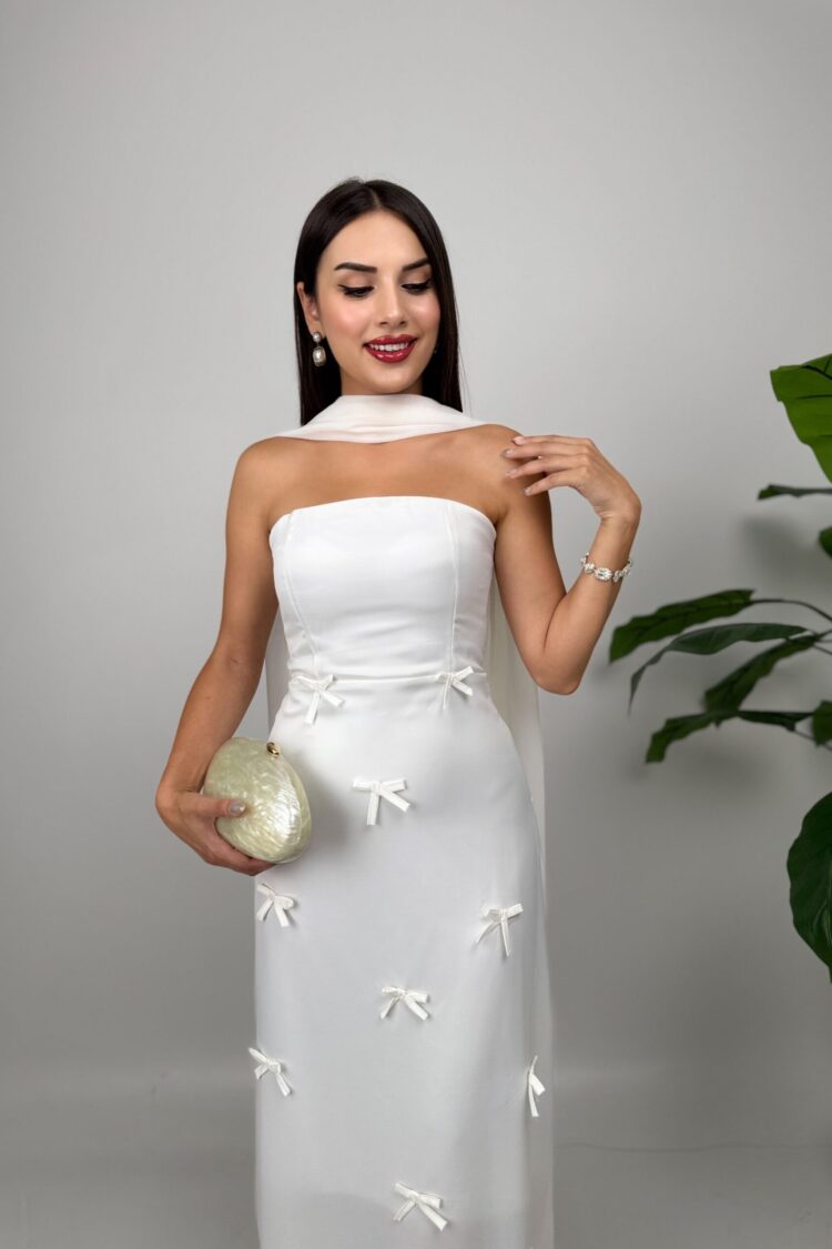 ElegantStrapless Bodycon Dress
