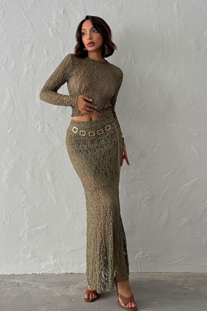 Mermaid Maxi Skirt With Mid Waist Pull On - Brand: Topshow - Women & Kids, Baby Clothes Wholesale - Globality Store