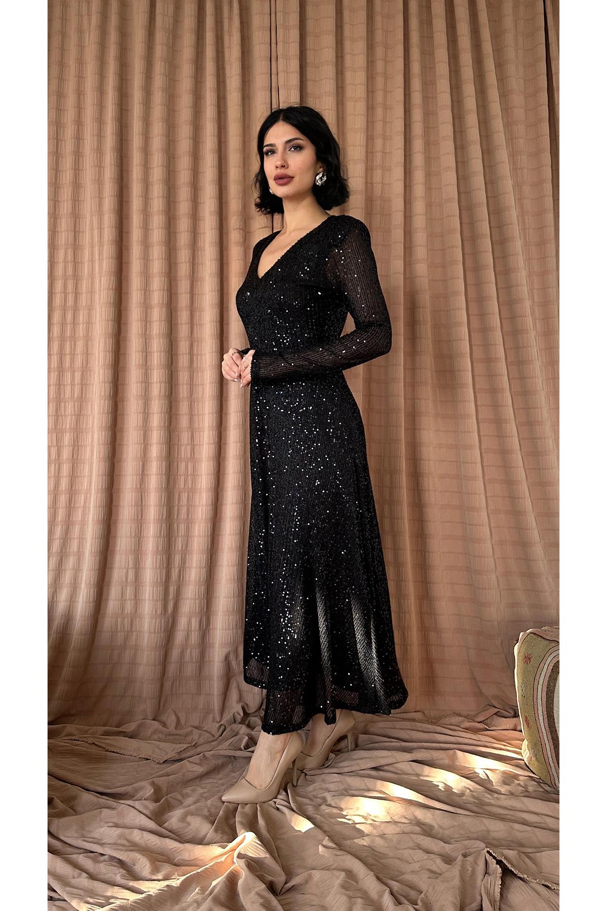 Backless Sequined Dress - Brand: Elisa - Women & Kids, Baby Clothes Wholesale - Globality Store