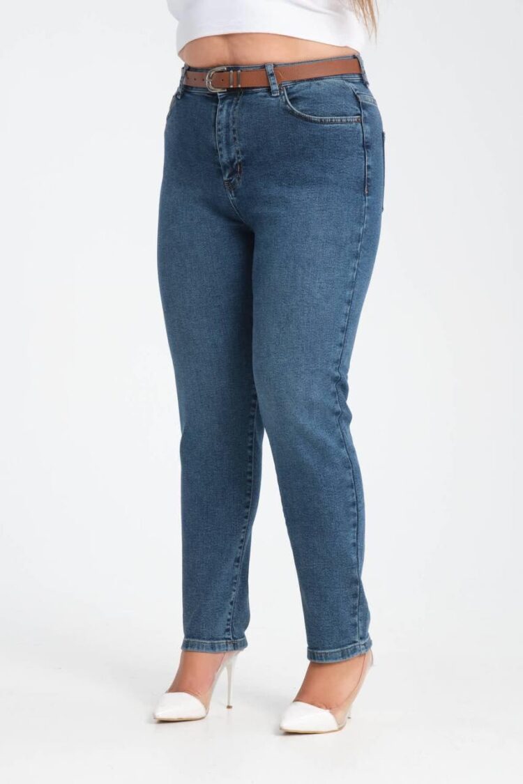 Casual Plus Size Mom Jeans High Waist Skinny Leg - Brand: LACARINO - Women & Kids, Baby Clothes Wholesale - Globality Store