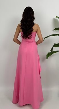 SexyStrapless Bodycon Floor Length Dress