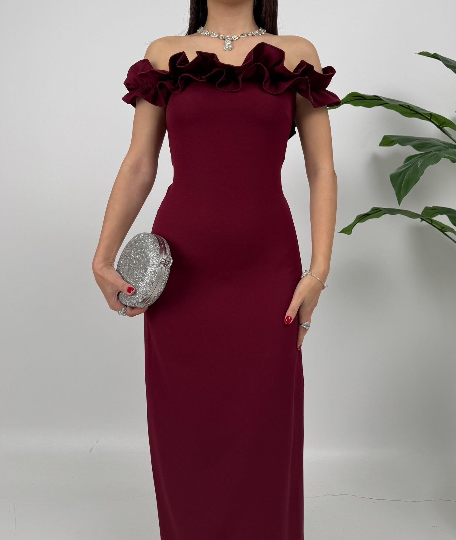 Sheath Dress With Ruffle Sleeves - Brand: Miss Janell - Women & Kids, Baby Clothes Wholesale - Globality Store