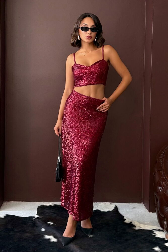 Sequined Maxi Pencil Skirt - Brand: Topshow - Women & Kids, Baby Clothes Wholesale - Globality Store