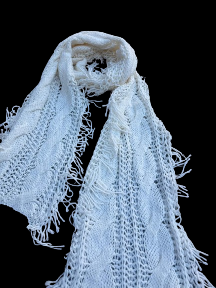 Beige Elegant Quilted Shawl